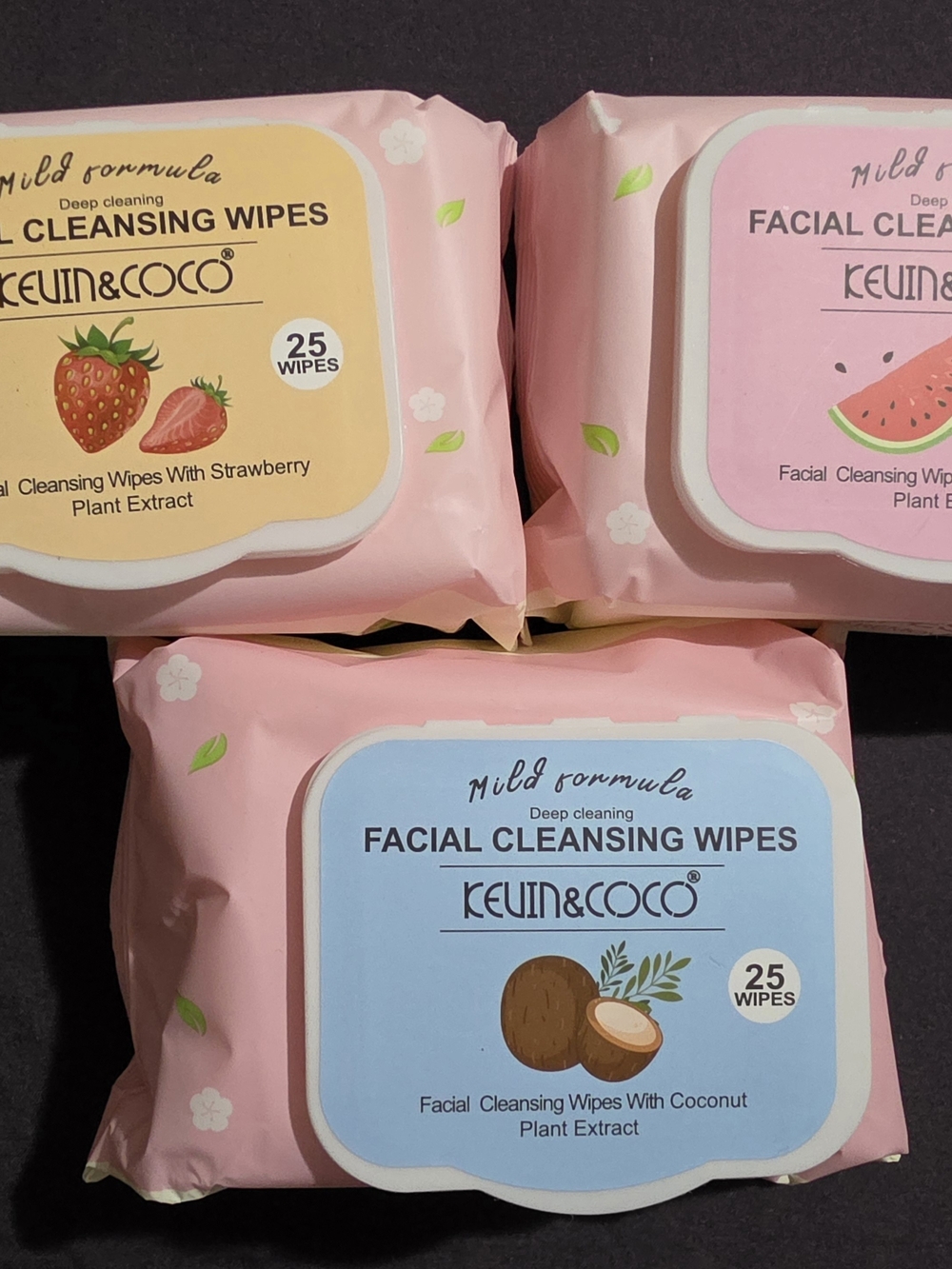 Kevin & Coco facial cleansing wipes